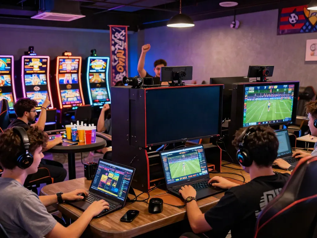 DA88 online gaming lounge with users playing slots and table games.