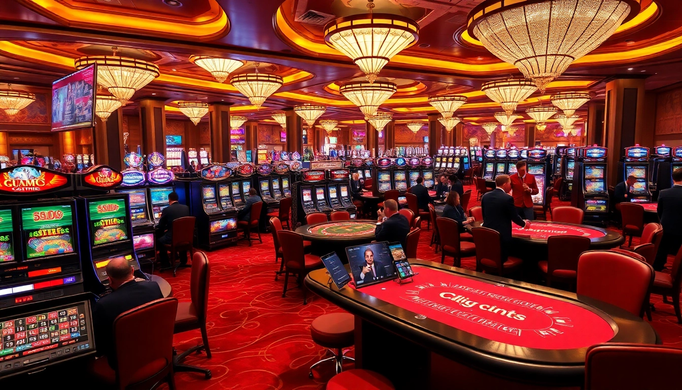 Experience thrilling casino action at home Jl55 with vibrant games, sleek tables, and excited players.